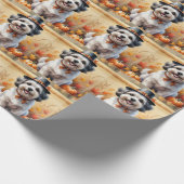 マルティツイン紅葉感謝祭アート ラッピングペーパー (角)