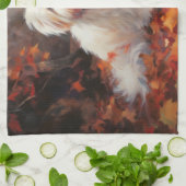 マルティツイン紅葉秋インスパイア キッチンタオル (折り畳み)