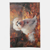 マルティツイン紅葉秋インスパイア キッチンタオル (縦)