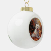 マルティツイン紅葉秋インスパイア セラミックボールオーナメント (左)