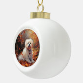 マルティツイン紅葉秋インスパイア セラミックボールオーナメント (右)