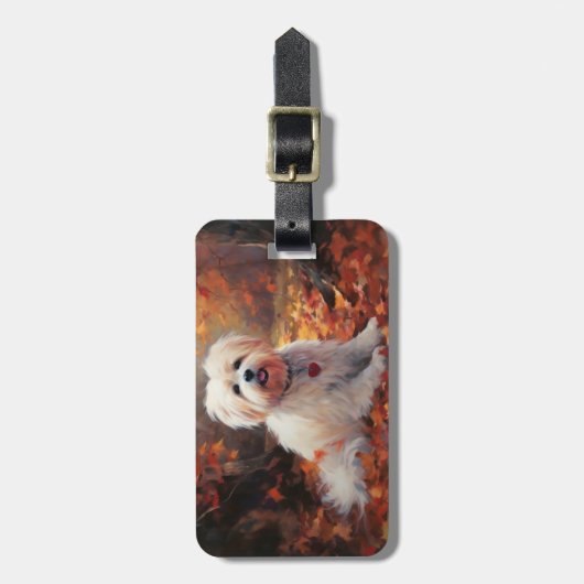 マルティツイン紅葉秋インスパイア ラゲッジタグ (正面縦)