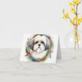 マルティツクリスマスリースフェスティバルカップ カード (黄色い花)