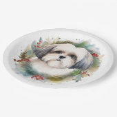 マルティツクリスマスリースフェスティバルカップ ペーパープレート (アングル)