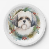 マルティツクリスマスリースフェスティバルカップ ペーパープレート (正面)