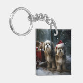 マルティツスノウィースリークリスマスデコール キーホルダー (正面左)