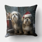 マルティツスノウィースリークリスマスデコール クッション (裏面)