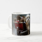 マルティツスノウィースリークリスマスデコール コーヒーマグカップ (正面左)