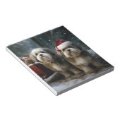 マルティツスノウィースリークリスマスデコール ノートパッド (アングル)