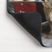 マルティツスノウィースリークリスマスデコール マウスパッド (コーナー)