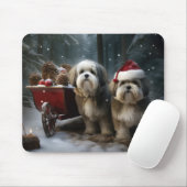 マルティツスノウィースリークリスマスデコール マウスパッド (マウス)