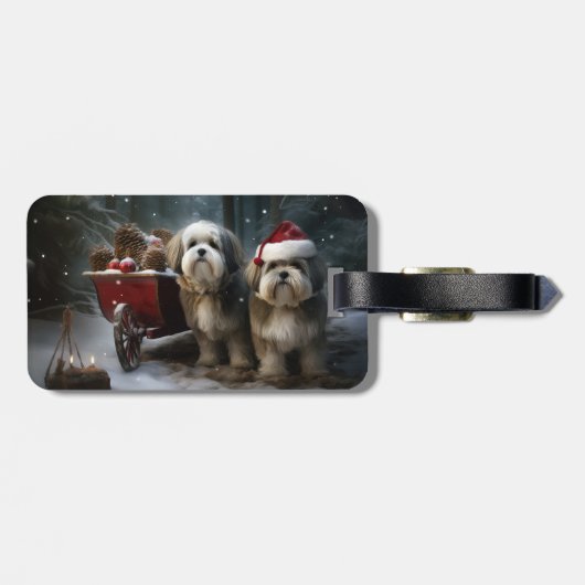 マルティツスノウィースリークリスマスデコール ラゲッジタグ (裏面横)