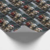 マルティツスノウィースリークリスマスデコール ラッピングペーパー (角)