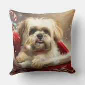 マルティツドッグクリスマスフェスティバル クッション (裏面)