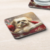 マルティツドッグクリスマスフェスティバル コースター (左側)