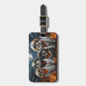 マルティツハロウィン不気味 ラゲッジタグ (正面縦)