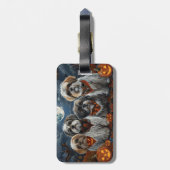 マルティツハロウィン不気味 ラゲッジタグ (裏面縦)