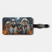 マルティツハロウィン不気味 ラゲッジタグ (裏面横)