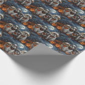 マルティツハロウィン不気味 ラッピングペーパー (角)