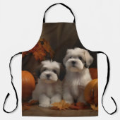マルティツパピー秋デライトカボチャ エプロン (正面)