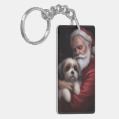 マルティトゥーウィズサンタクロースフェスティバルクリスマス キーホルダー (正面左)