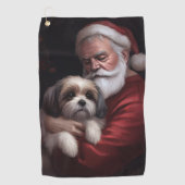 マルティトゥーウィズサンタクロースフェスティバルクリスマス ゴルフタオル (正面)