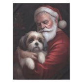 マルティトゥーウィズサンタクロースフェスティバルクリスマス テーブルクロス (正面)