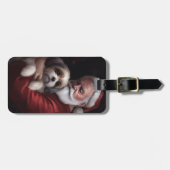 マルティトゥーウィズサンタクロースフェスティバルクリスマス ラゲッジタグ (正面横)