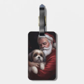 マルティトゥーウィズサンタクロースフェスティバルクリスマス ラゲッジタグ (裏面縦)