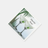 マルティニカクテルトロピカルビーチパーティー スタンダードカクテルナプキン (角)