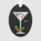 マルティニカクテルパーソナライズされたオーナメント オーナメント (正面)