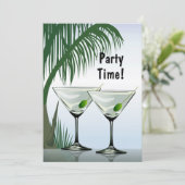 マルティニカクテルパーティートロピカル招待状 招待状 (スタンド正面)