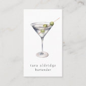 マルティニカクテルプロフェッショナルバーテンダー 名刺 (正面)