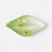 マルティニカクテル紙プレート ペーパープレート (傾斜あり)