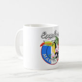 マルティニク島 旅行 ロゴ コーヒーマグカップ (正面左)