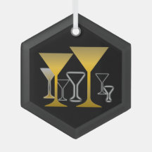 マルティニグラスデザインオーナメント