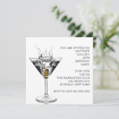 マルティニグラスマンズバースデーパーティー 招待状 (スタンド正面)