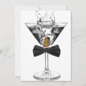 マルティニグラスマン任意の数の誕生日パーティーの招待 招待状 (正面)