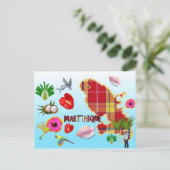 マルティニケのカルテポストアルデラ ポストカード (スタンド正面)