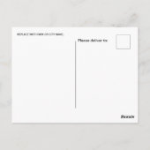 マルティニケヴィンテージバケーションビーチ ポストカード (裏面)