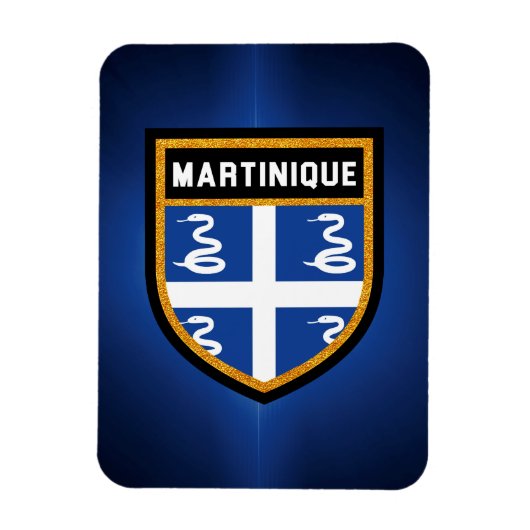 マルティニケ国旗 マグネット (縦)