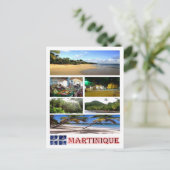 マルティニケ – モザイク –  ポストカード (スタンド正面)