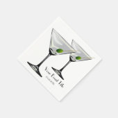 マルティニコカトルパーティーイベントナプキン スタンダードカクテルナプキン (角)