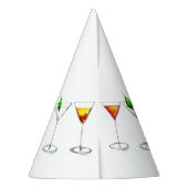 マルティニコスモカクテルバチェロレッテバッシュパーティー パーティーハット (裏面)