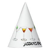 マルティニコスモカクテルバチェロレッテバッシュパーティー パーティーハット (左)