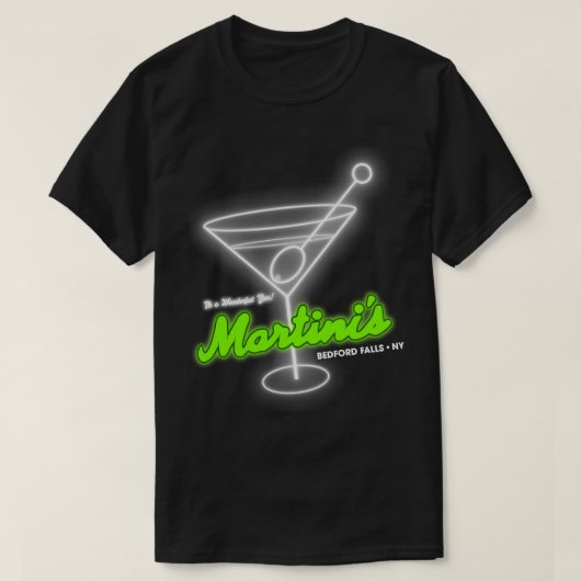 マルティニスits素晴らしいバー1 tシャツ (デザイン正面)