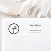 マルティニパーティーカスタム住所 シールステッカー ラベル (インサイチュ)