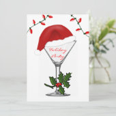 マルティニフェスティバルクモダンリスマスホリデーパーティー 招待状 (スタンド正面)