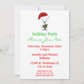 マルティニフェスティバルクモダンリスマスホリデーパーティー 招待状 (裏面)