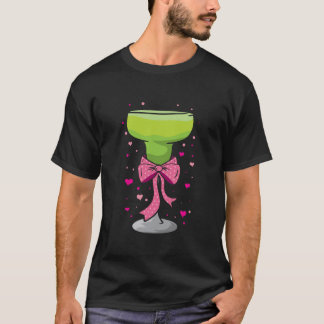 マルティニマルガリタコケットボウカクテルグラスバート Tシャツ